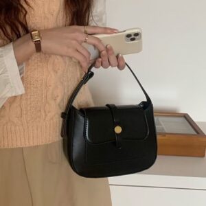 復古皮革斜背包