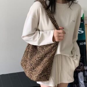 今夏最夯豹紋帆布包