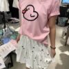 午後甜語小花刺繡澎澎短裙