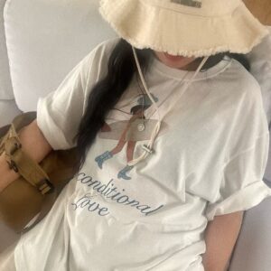 衝浪少女寬鬆長版T恤