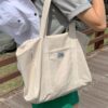 海風旅程條紋素面帆布包