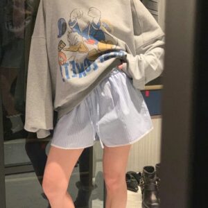 清新晴光蕾絲邊短褲