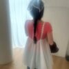 春日輕舞花語小花吊帶短洋裝