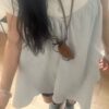 春日輕舞花語小花吊帶短洋裝
