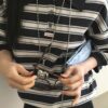 夏日節奏條紋短袖Polo衫