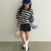 夏日節奏條紋短袖Polo衫