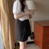 波浪蕾絲簡單上衣