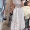 花園微光蕾絲度假長洋裝