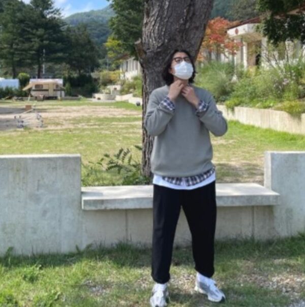 素色寬鬆寬褲