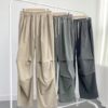 皺褶設計感寬褲(unisex)