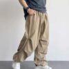 皺褶設計感寬褲(unisex)