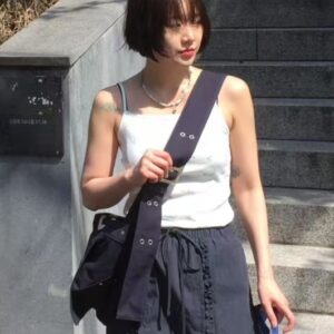 碎花圖案細肩帶背心