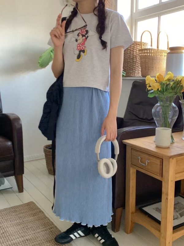 多巴胺色系鮮豔彩色長裙