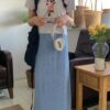 多巴胺色系鮮豔彩色長裙