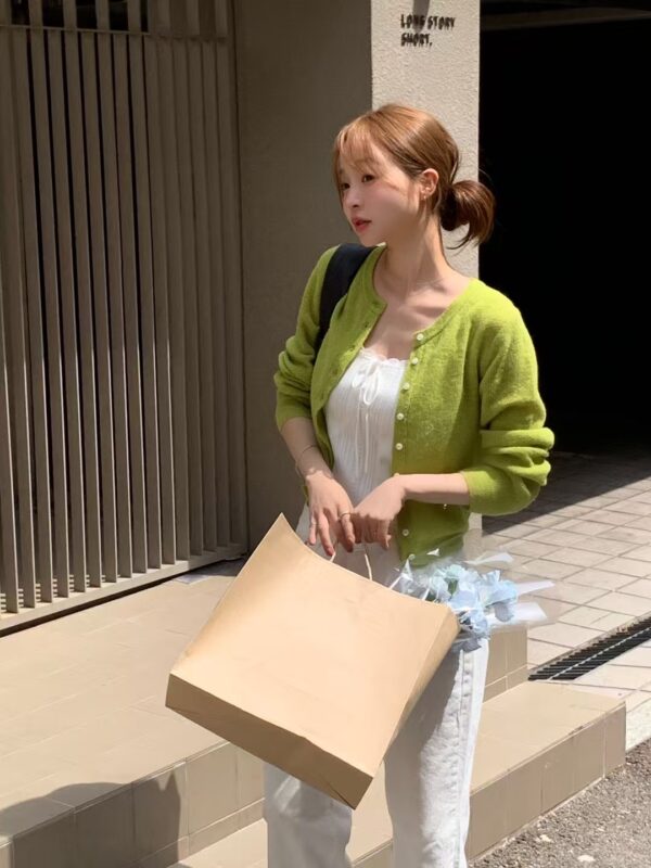 蕾絲綁帶薄款背心