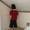 小花瓣領子澎袖上衣