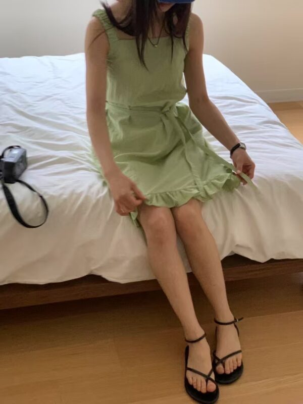 夏日清爽系背心洋裝