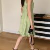 夏日清爽系背心洋裝