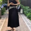蕾絲小方領背心度假感洋裝
