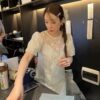 repell earlobe歐逆同款愛心雪紡長洋裝