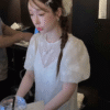 repell earlobe歐逆同款愛心雪紡長洋裝